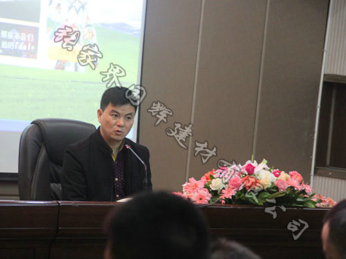 張家界國輝建材?？偨?jīng)理發(fā)言